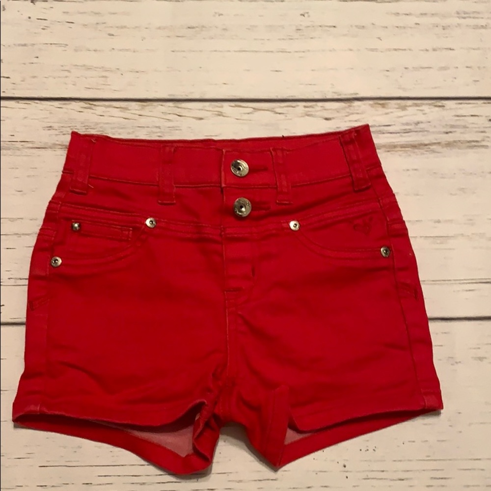 justice high waisted jean shorts kids